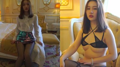 果哥精品大尺度白金版视频美腿车模小马苏和摄影师模拟PP